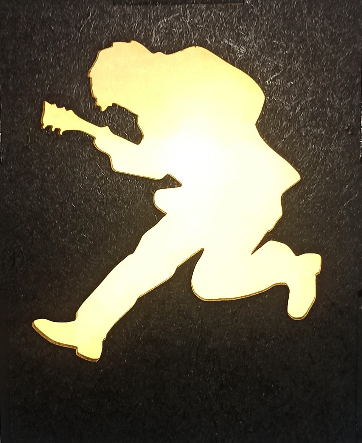 Cubo Iluminado Guitarristas Lendários