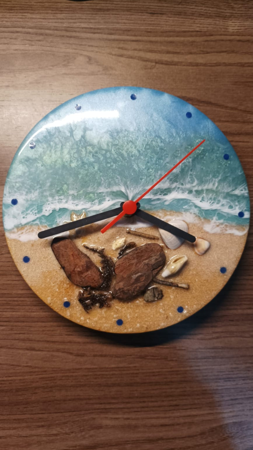 Relógio de Parede Mar Eterno - Frete grátis