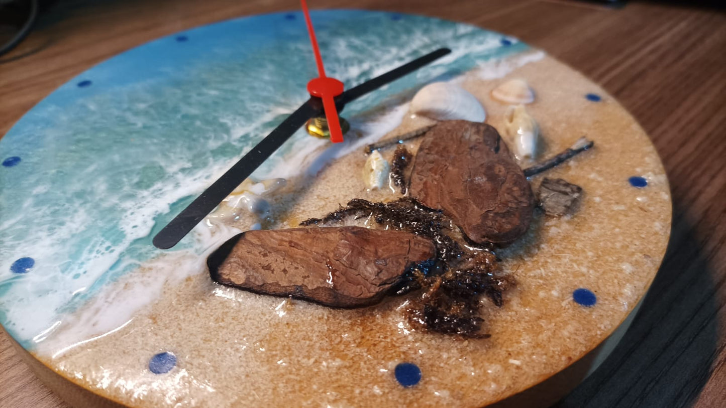 Relógio de Parede Mar Eterno - Frete grátis