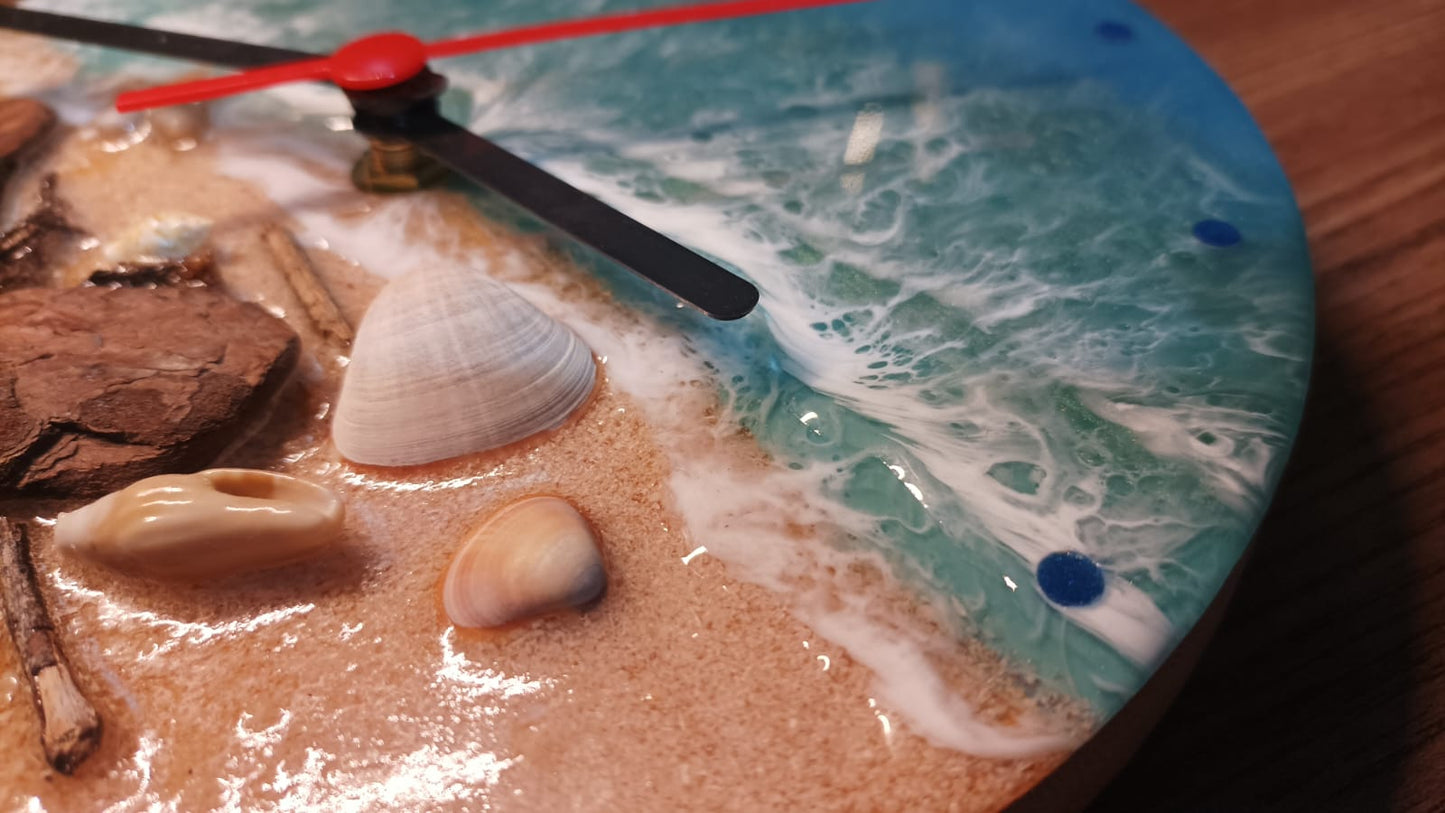 Relógio de Parede Mar Eterno - Frete grátis