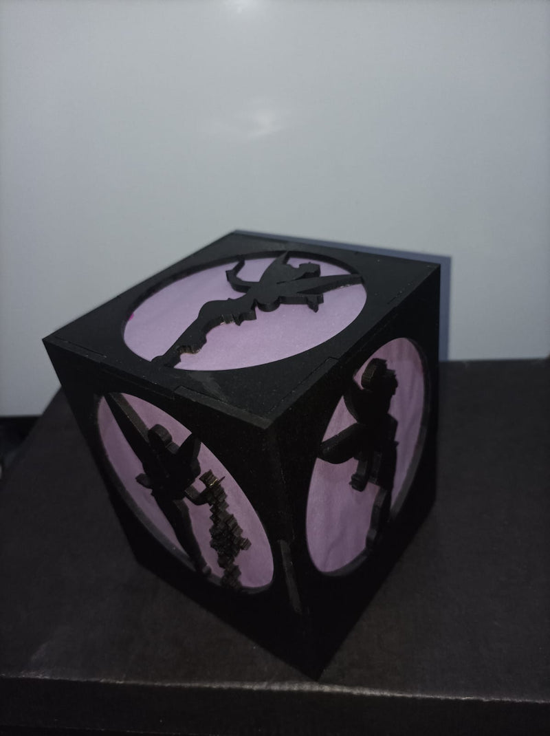 Cubo Iluminado Sininho