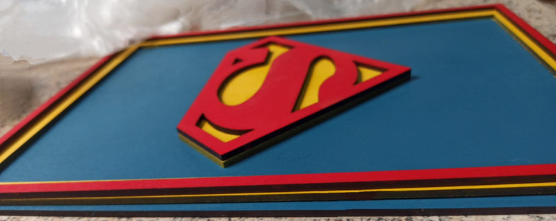 Placa Decorativa Super Homem