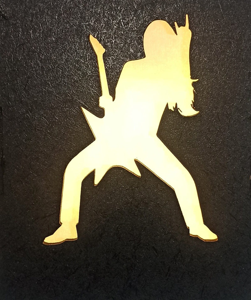 Cubo Iluminado Guitarristas Lendários