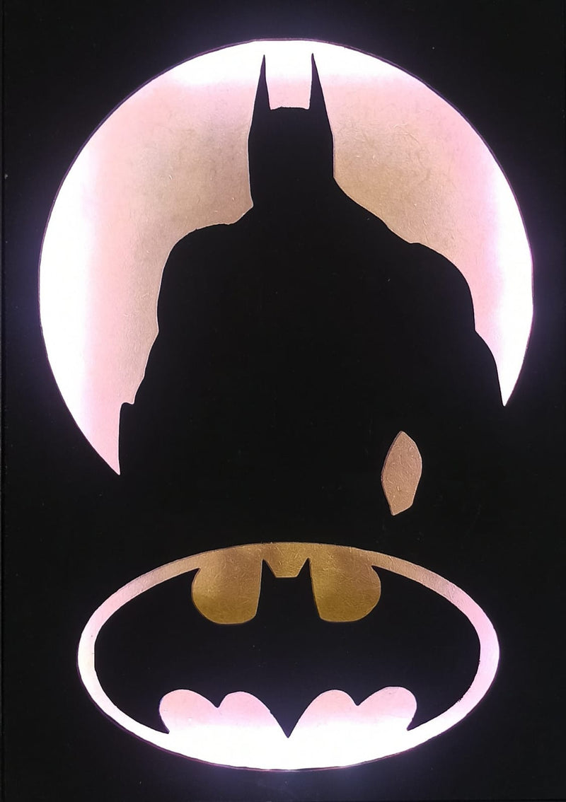 Quadro Batman com Iluminação RGB e Controle Remoto
