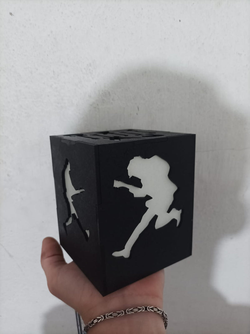 Cubo Iluminado Guitarristas Lendários