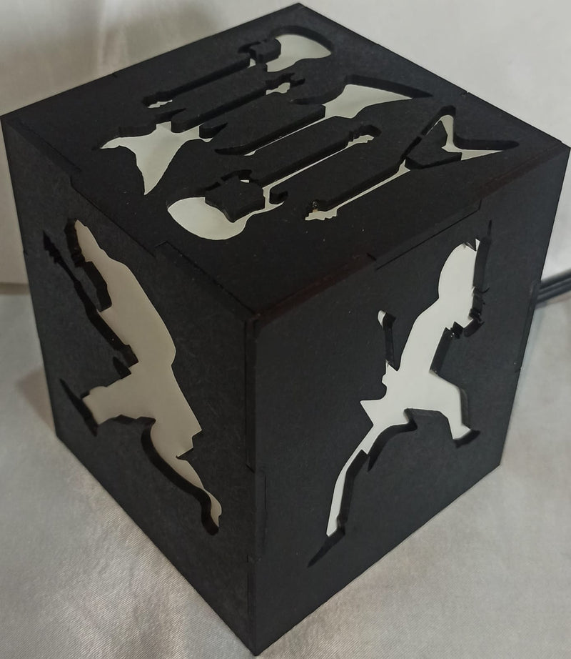 Cubo Iluminado Guitarristas Lendários