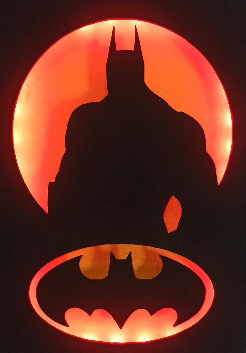 Quadro Batman com Iluminação RGB e Controle Remoto