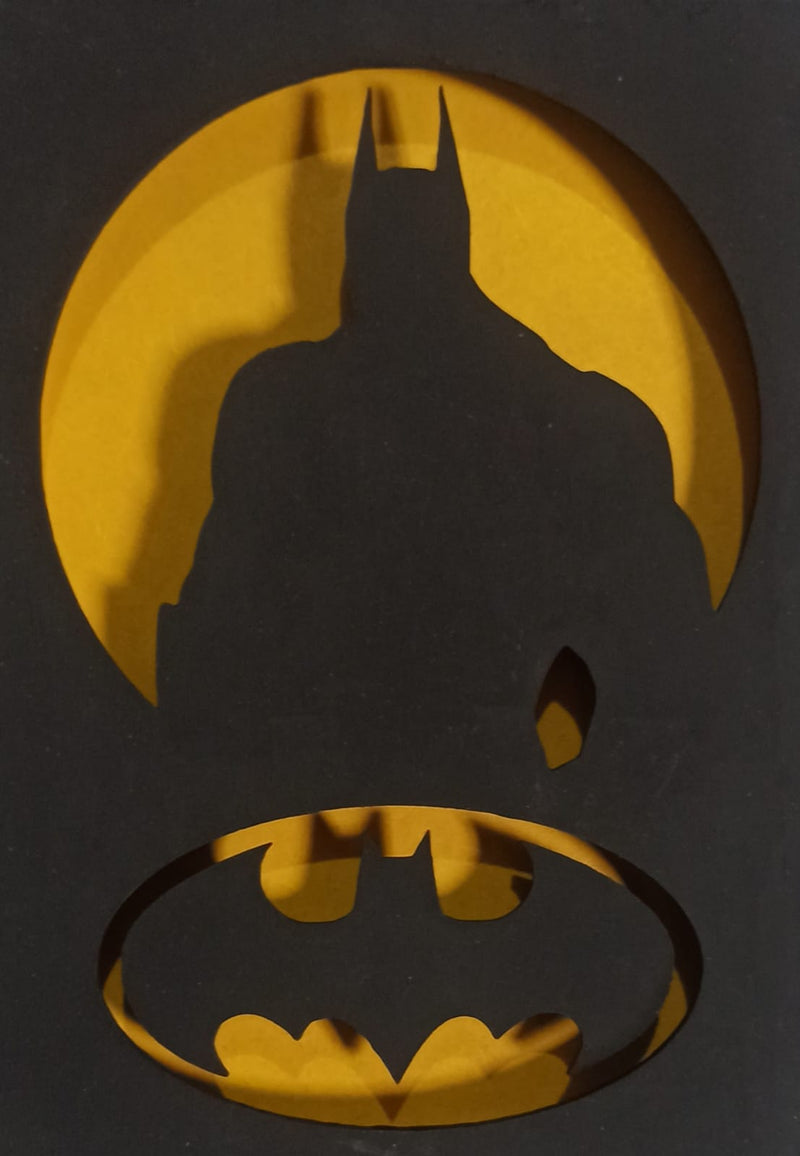 Quadro Batman com Iluminação RGB e Controle Remoto