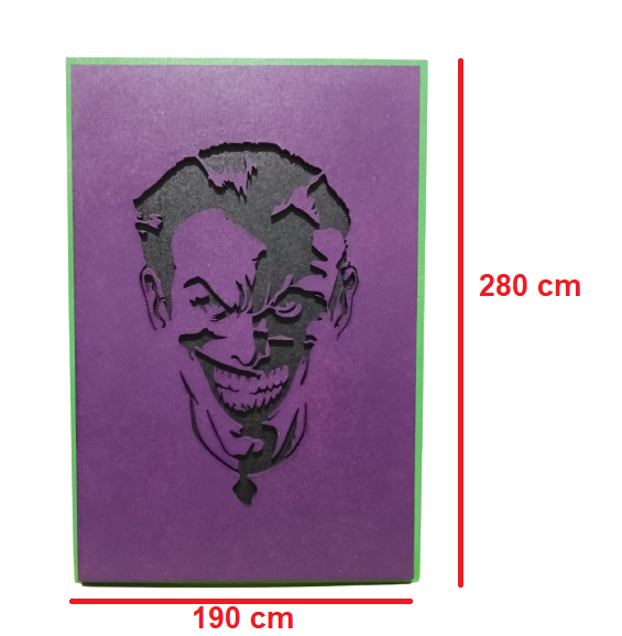 Placa Decorativa Coringa - Batman
