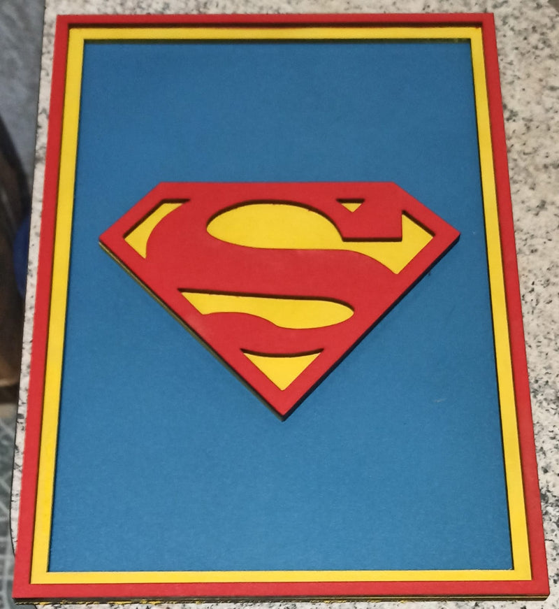 Placa Decorativa Super Homem